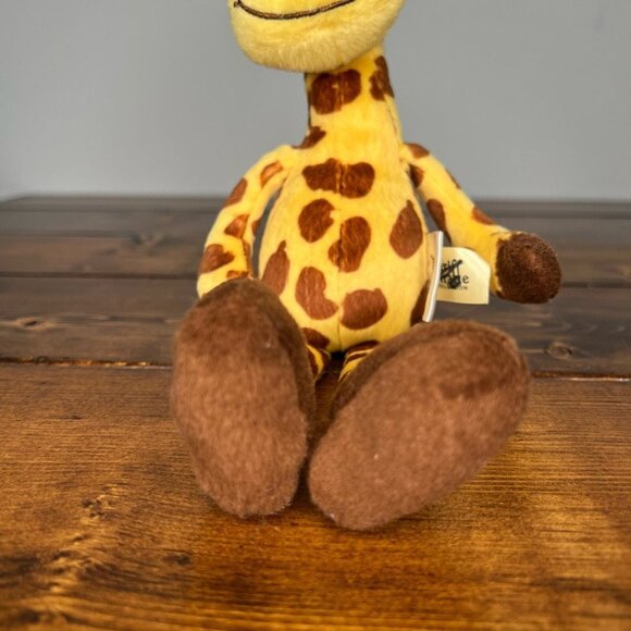 Burton + Burton 2005 Geriff Giraffe yellow brown stuffed animal plush 11” - Picture 3 of 11